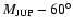 $M_{{\rm JUP}}-60^\circ$