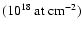 $\rm (10^{18}~ at~ cm^{-2})$