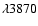 $\lambda3870$
