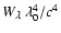 $W_\lambda~\lambda_0^4/c^4$