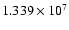 $1.339\times10^7$