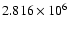 $2.816\times10^6$