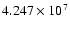 $4.247\times10^7$