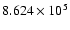 $8.624\times10^5$