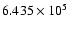 $6.435\times10^5$