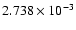 $2.738\times10^{-3}$