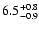 $\rm 6.5^{+0.8}_{-0.9}$