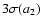 $3\sigma(a_2)$