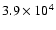 $3.9\times10^4$