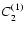 $\ensuremath{C^{(1)}_{2}} $
