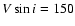 $V\sin i=150$