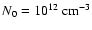 $N_0=10^{12}~{\rm cm}^{-3}$