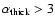$\alpha_{\rm thick}>3$