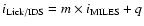 $i_{\rm Lick/IDS}=m\times{i_{\rm MILES}}+q$