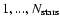 $1,...,N_{\rm stars}$