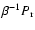 $\beta^{-1}P_{\rm r}$