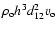 $\rho_{\rm o}h^{3}d_{12}^{2}v_{\rm o}$