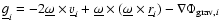 $\underline{g}_{i} = -2 \underline{\omega} \times
\underline{v}_{i} + \underlin...
...es (\underline{\omega}
\times \underline{r}_{i}) - \nabla \Phi_{{\rm grav}, i}$