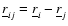 $\underline{r}_{ij} = \underline{r}_{i} - \underline{r}_{j}$
