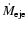 $\dot{M}_{\rm eje}$
