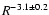 $R^{-3.1\pm0.2}$