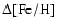 $\Delta\rm [Fe/H]$