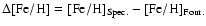 $\Delta\rm [Fe/H]=\rm [Fe/H]_{Spec.}-[Fe/H]_{Four.}$