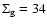 $\Sigma_{\rm g}=34$