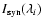 $I_{\rm syn}(\lambda_i)$