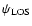 $\psi_{\rm LOS}$