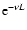 ${\rm e}^{-\nu L}$
