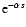 ${\rm e}^{-\alpha s}$