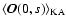 $\langle\vec{O}(0,s)\rangle_{\rm KA}$