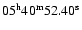 $\rm05^{h}40^{m}52.40^{s}$
