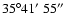 $35\degr41\hbox{$^\prime$ }55\hbox{$^{\prime\prime}$ }$