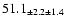 $ 51.1 _{ \pm 2.2 \pm 1.4 } $