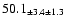 $ 50.1 _{ \pm 3.4 \pm 1.3 } $