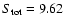 $S_{\rm tot}=9.62$