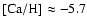 $\rm [Ca/H] \approx -5.7$