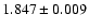 $1.847\pm 0.009$
