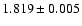 $1.819\pm 0.005$