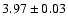 $3.97\pm 0.03$