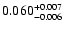 $\rm0.060_{-0.006}^{+0.007}$