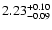 $\rm 2.23_{-0.09}^{+0.10}$