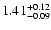 $\rm 1.41_{-0.09}^{+0.12}$