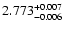 $\rm 2.773_{-0.006}^{+0.007}$