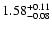 $\rm 1.58_{-0.08}^{+0.11}$