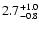 $\rm 2.7_{-0.8}^{+1.0}$
