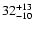 $\rm 32_{-10}^{+13}$