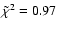 ${\tilde{\chi}^2}=0.97$
